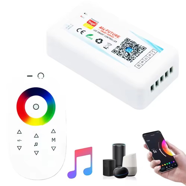 RF Remote Tuya Smart app Wifi RGB Controller (DIM CCT RGB RGBW RGBCW)