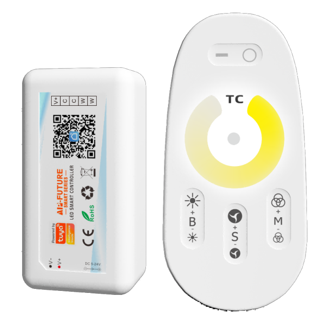 RF Remote Tuya Smart app Wifi RGB Controller (DIM CCT RGB RGBW RGBCW)