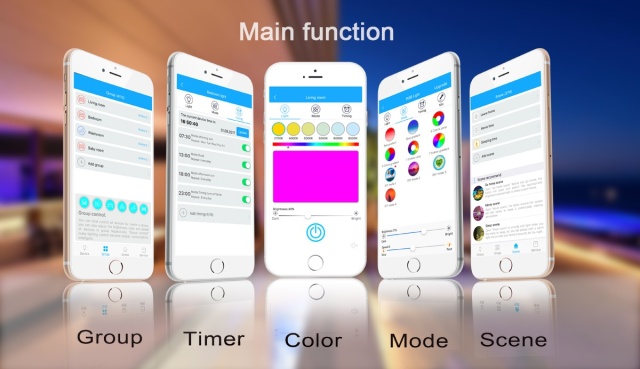 3 IN 1 Bluetooth Mesh LED Controller DIM/CCT/RGB  --"OPEN-LIT" APP