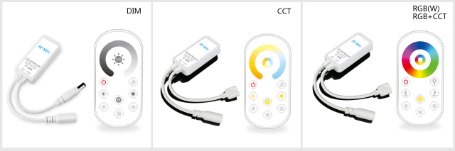 RF Ultrathin full touch RGB(W) LED Controller