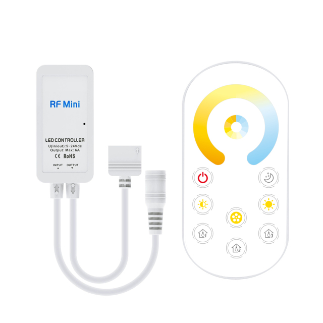 RF Ultrathin full touch RGB(W) LED Controller