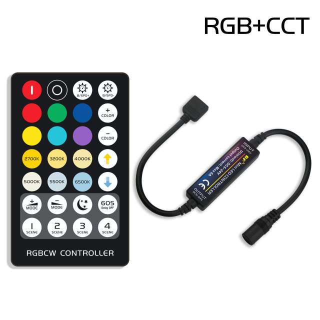 RF mini RGBCCT LED Controller--28 keys remote control