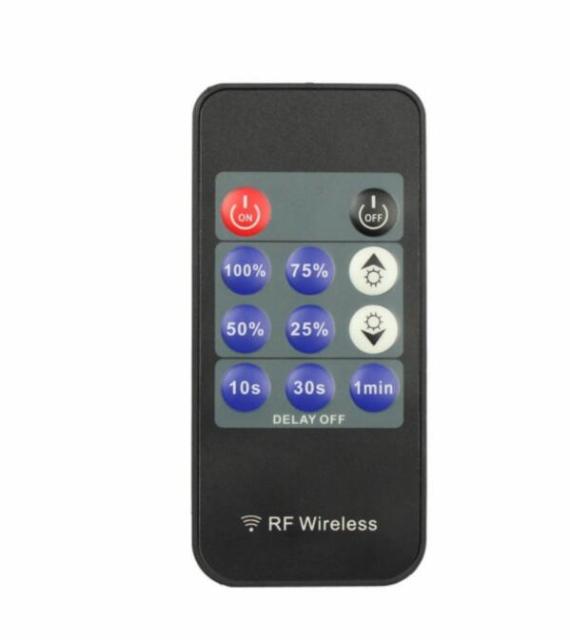 Iron shell RF 11 Keys led dimmer