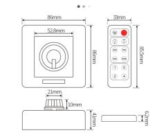 IR 12 keys knob Dimmer