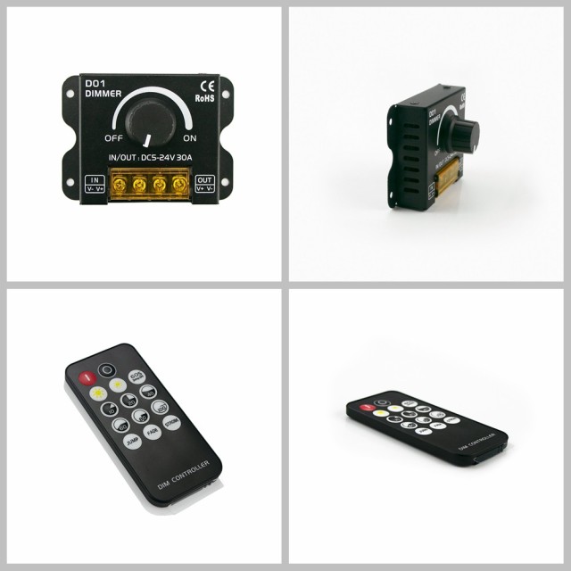 RF 14Keys 30A Knob LED dimmer