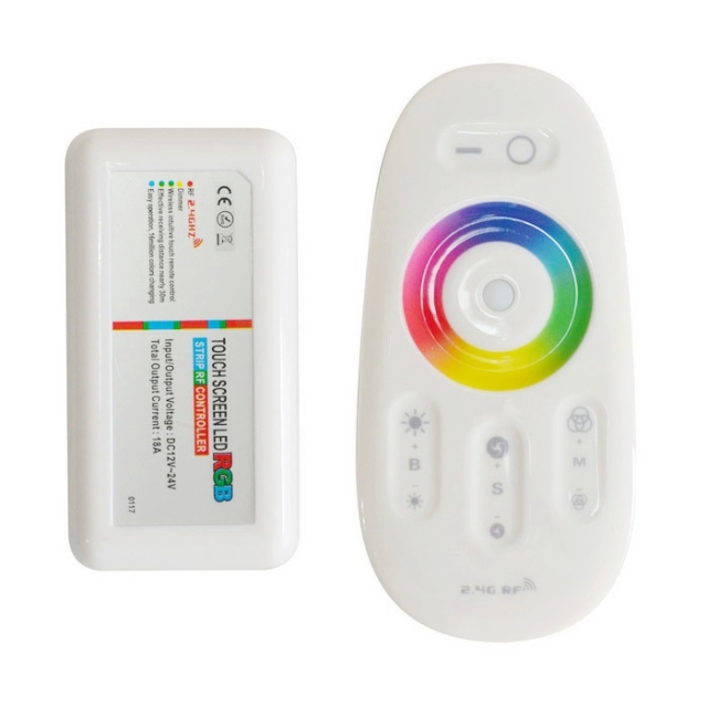 RF 2.4G RGB LED Touch remote controller
