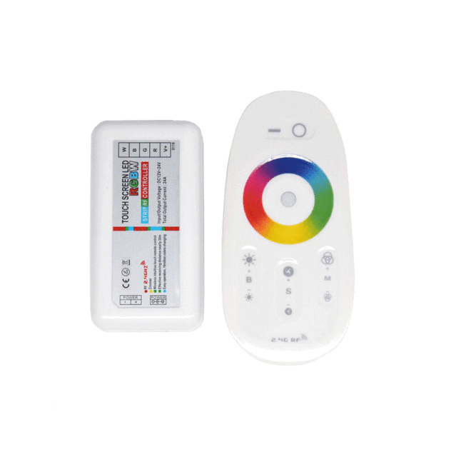 RF 2.4G RGBW LED Touch remote controller