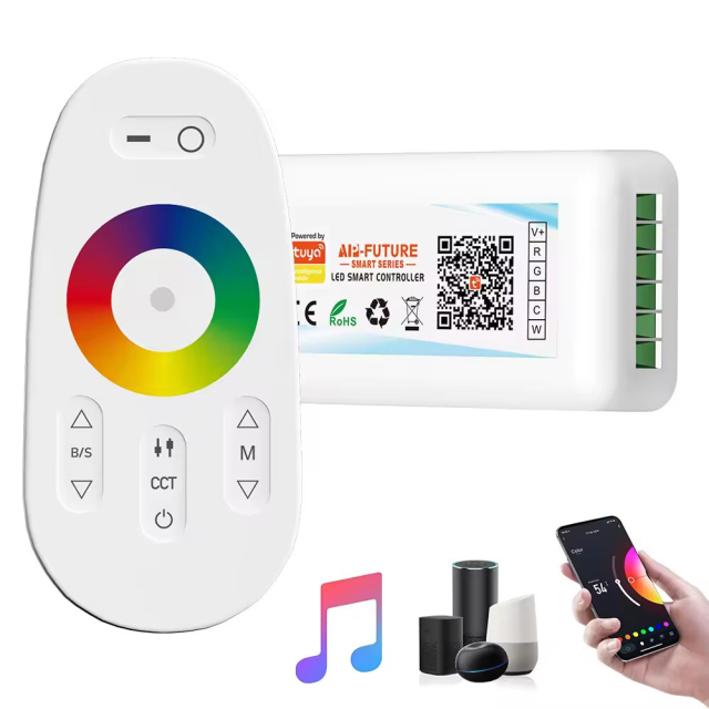 RF Remote Tuya Smart app Wifi RGB Controller (DIM CCT RGB RGBW RGBCW)