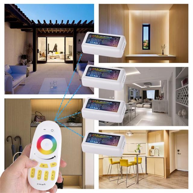 2.4G RF 4 Zone Synchronic RGB LED CONTROLLER