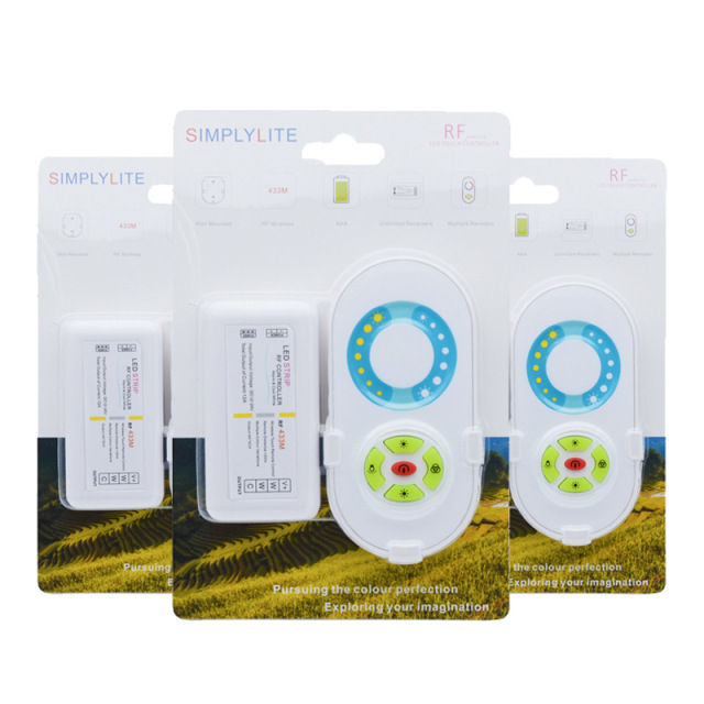 RF Touch 5 keys touch color temperature controller - Plastic shell  DC12~24V