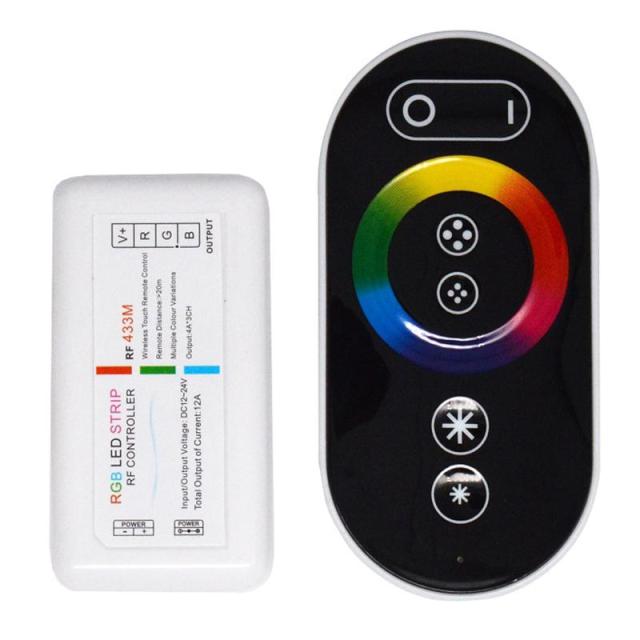 RF full touch rgb led controller - Plastic shell  DC12~24V