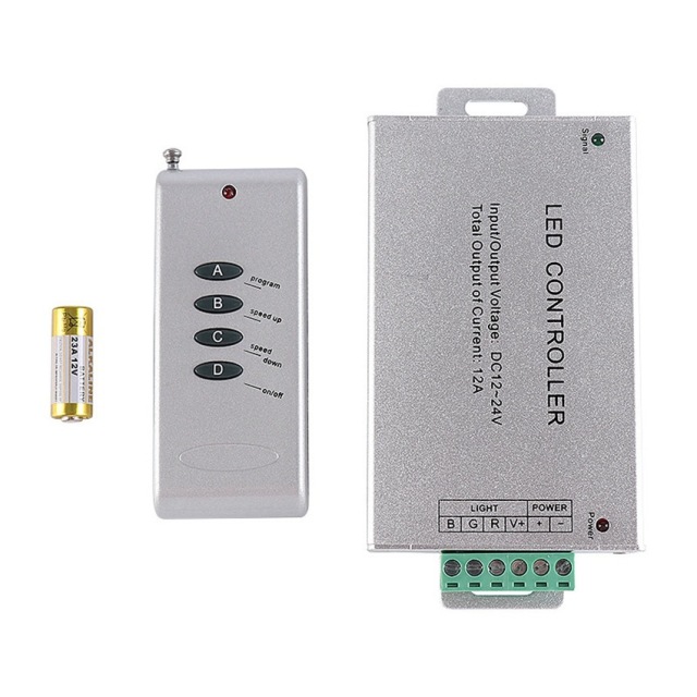 RF 4 keys rgb led controller - Aluminium shell  DC12~24V (4 keys / 6 keys / 8 keys)
