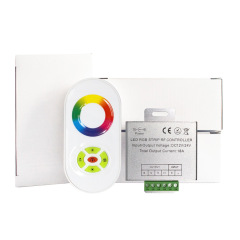 RF 5 keys touch rgb led controller - Aluminium shell  DC12~24V