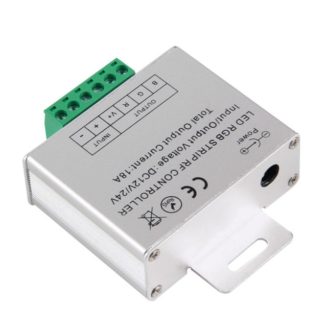 RF 5 keys touch rgb led controller - Aluminium shell  DC12~24V