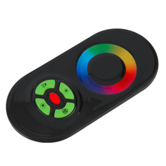 RF 5 keys touch rgb led controller - Aluminium shell  DC12~24V