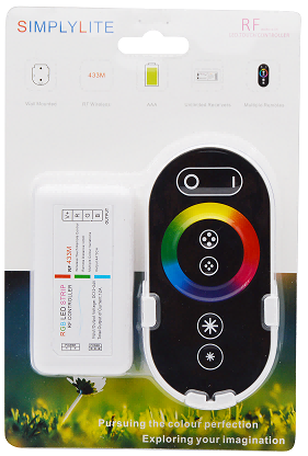 RF full touch rgb led controller - Plastic shell  DC12~24V