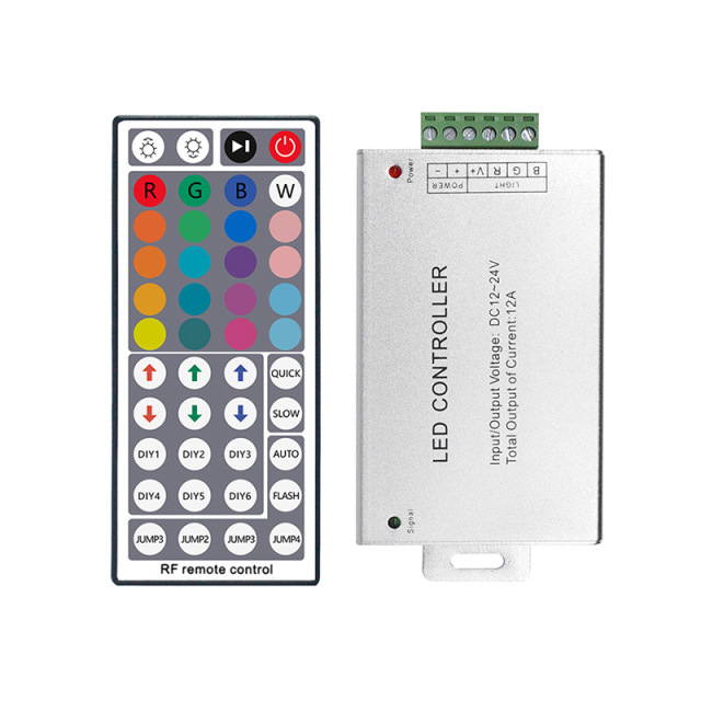 RF 44 keys rgb led controller - Aluminium shell  DC12~24V