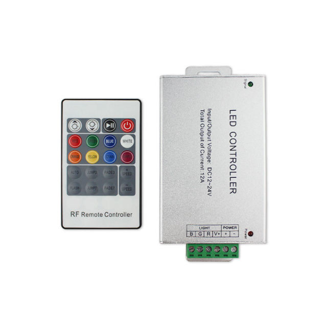RF 20 keys rgb led controller - Aluminium shell  DC12~24V