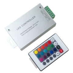 RF 24 keys rgb led controller - Aluminium shell  DC12~24V