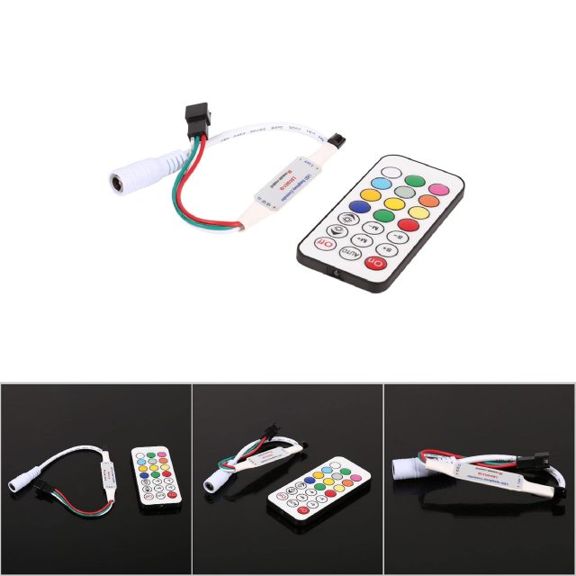 RF 21 Keys SPI LED Controller -- DC5-24V IC led strip light controller