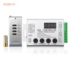 HC008-V2 Music SPI Pixel Controller --- DC5-24V rf 4Keys ws2812 ws2811 2801 Addressable Light Strips