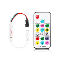 RF14 Keys SPI LED Controller -- DC5-24V IC led strip light controller