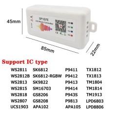 SP107E Bluetooth Pixel IC SPI LED Driver Controller