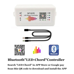 SP107E Bluetooth Pixel IC SPI LED Driver Controller