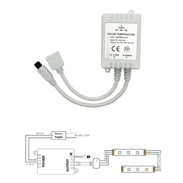 IR 24 Keys CCT led controller - DC12~24V