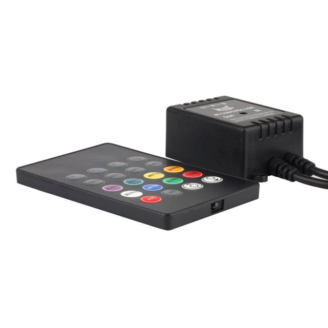 IR 20 Keys MUSIC RGB Led Controller - DC12~24V