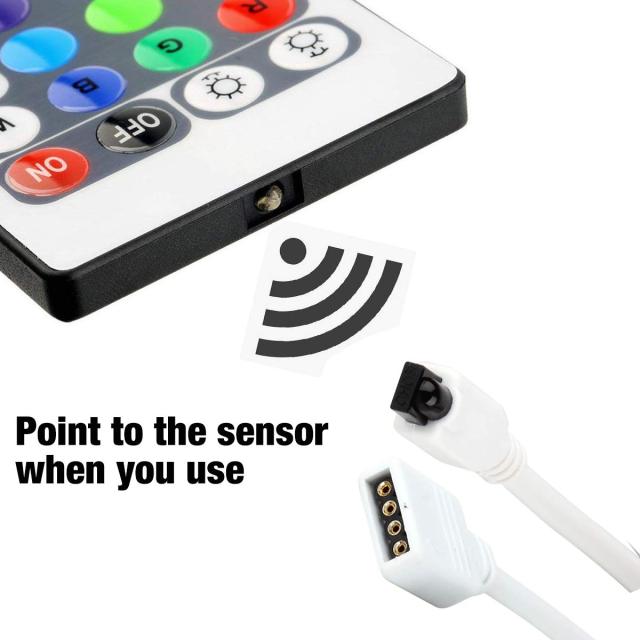 IR 44 Keys RGB Led Controller - DC12~24V