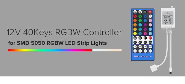 IR 40 Keys RGBW Led Controller - DC12~24V