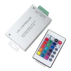 IR 24 keys rgb led controller - Aluminium shell  DC12~24V