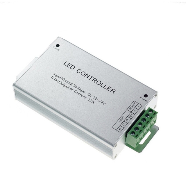 IR 24 keys rgb led controller - Aluminium shell  DC12~24V