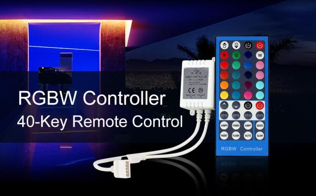 IR 40 Keys RGBW Led Controller - DC12~24V