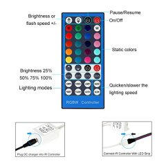 IR 40 Keys RGBW Led Controller - DC12~24V