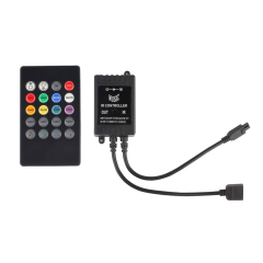 IR 20 Keys MUSIC RGB Led Controller - DC12~24V