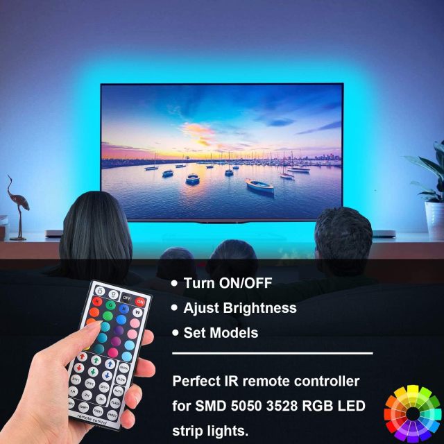 IR 44 Keys RGB Led Controller - DC12~24V