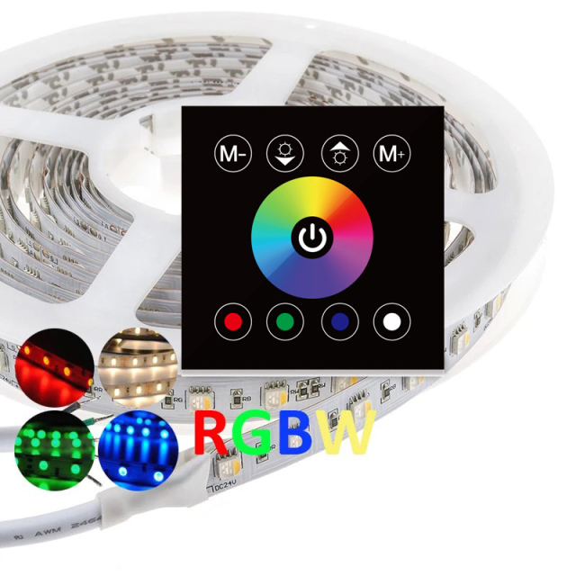 86mm Touch Panel RGBW Controller -- DC12~24V