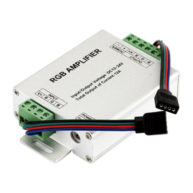 Aluminum Shell RGB Amplifier-- DC12~24V (12A/24A)