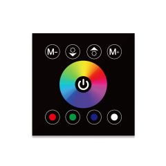 86mm Touch Panel RGBW Controller -- DC12~24V