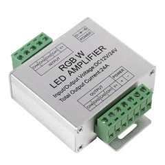 4 Circuit Aluminum Shell RGBW Amplifier -- DC12~24V 4CH