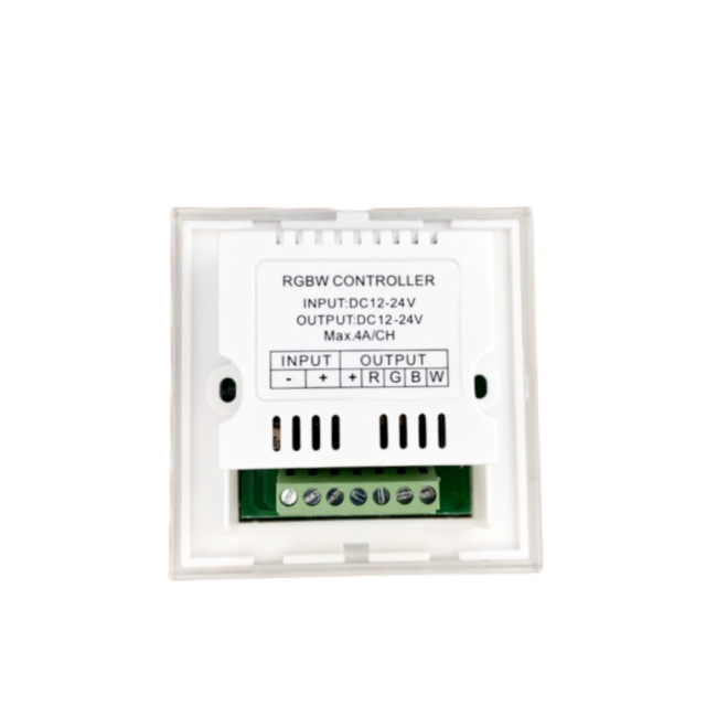 86mm Touch Panel RGBW Controller -- DC12~24V