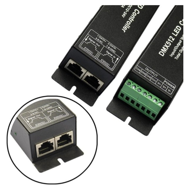 Digital display DMX512 decoder controller --3 Channel RGB / 4 channel RGBW