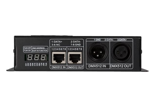 Digital display DMX512 decoder controller --3 Channel rgb / 4 channel rgbw
