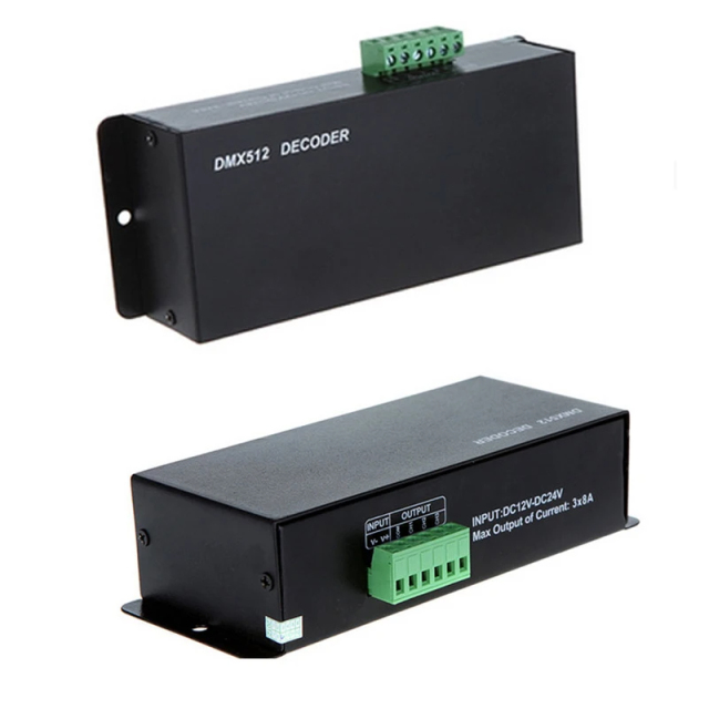 DMX512 decoder controller --3 Channel rgb / 4 channel rgbw