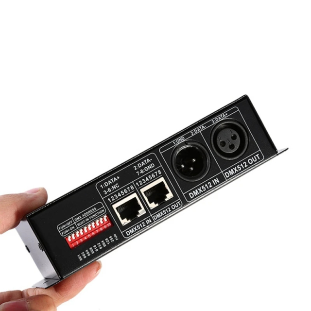 DMX512 decoder controller --3 Channel rgb / 4 channel rgbw