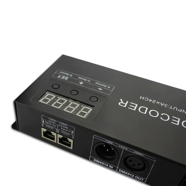 24CH DMX512 decoder controller --3 Channel RGB / 4 channel RGBW