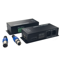 Digital display DMX512 decoder controller --3 Channel rgb / 4 channel rgbw