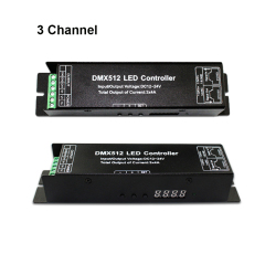 Digital display DMX512 decoder controller --3 Channel RGB / 4 channel RGBW
